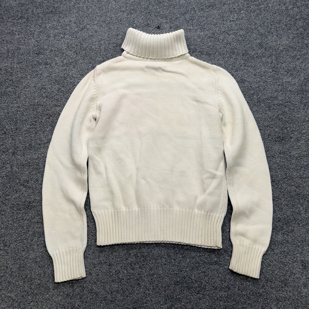Tommy Hilfiger Turtleneck Sweater Women's Y2K Vintage Red/White/Blue Size Small - Picture 5 of 7